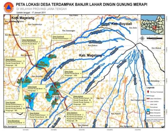 18 G. Deskripsi Lokasi Penelitian Studi kasus pada penelitian ini berada di Desa Gulon dan Desa Jumoyo yang terletak di Kecamatan Salam, Kabupaten Magelang.