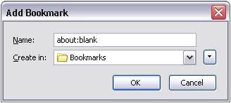 3) Isikan nama dari halaman web yang akan disimpan di bagian Name. 4) Klik OK. b) Menyimpan halaman web ke Bookmarks di Mozilla Firefox.