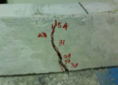 Jarak antara C dan T = 66,67 cm Sehingga, momen nominal beton : Mn = = 104171,875 Nmm sebelum terjadi retak