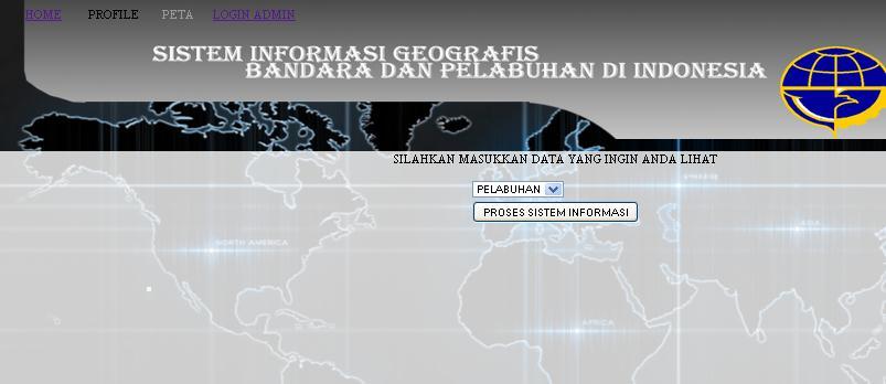 56 Gambar IV. 2 : Halaman User c. Halaman Peta Lokasi Bandara Udara Halaman Peta Lokasi Bandara Udara adalah halaman dimana user dapat melihat lokasi bandara udara di seluruh Indonesia.