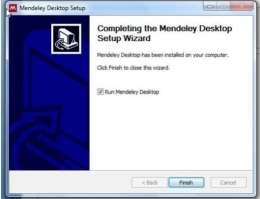 Klik Install untuk memulai proses instalasi Mendeley Desktop. f.