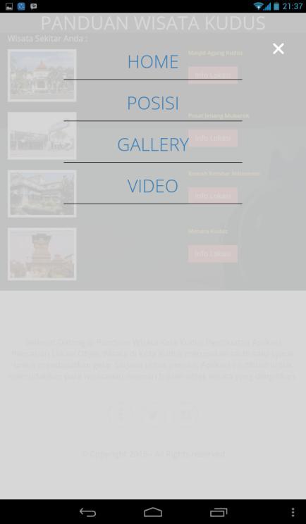 Implementasi menu beranda dapat dilihat pada Gambar 18.