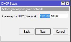 58 19. Setting DHCP Server pada Router Ketiga, muncul gambar seperti dibawah ini. Gambar 4.29. Tampilan Awal Setting DHCP Server. 20.
