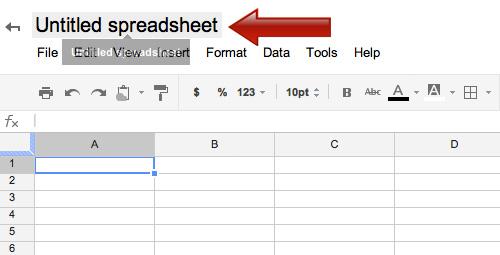 1. Buatlah sebuah file spreadsheet di