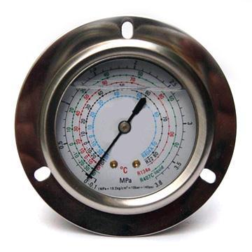 2. Pressure gauge Pressure gauge adalah alat yang digunakan untuk mengukur tekanan fluida (gas atau liquid) dalam tabung