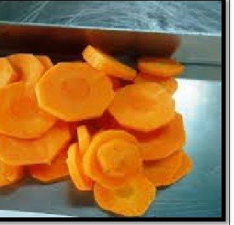 Vichy carrots wortel Irisan tipis