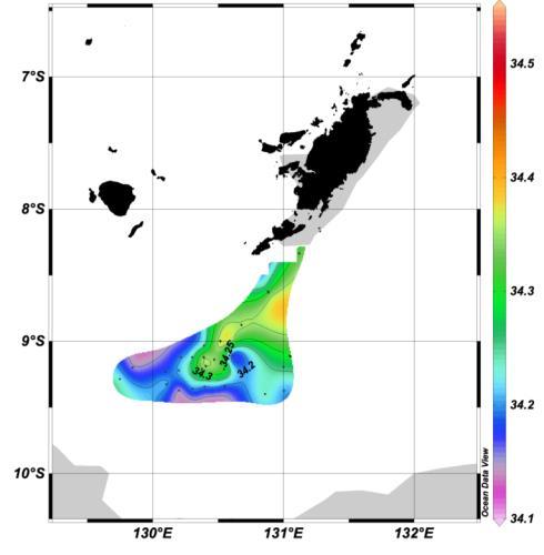 Kondisi Oseanografi dan Model Hidro-Dinamika Perairan Sekitar Pulau Yamdena dan Pulau Selaru, Kabupaten Maluku Tenggara Barat 2013 Gambar 3.