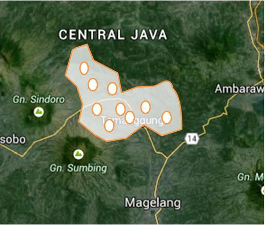 3 Dibawah ini merupakan gambar peta lokasi pelayanan persampahan : Gambar 4 2 Peta Lokasi Pelayanan Sampah TPA Sanggrahan Temanggung (4) 2.