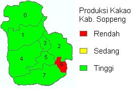 Tabel 14. Klasifikasi Tingkat Produksi dan Kriteria Curah Hujan untuk Kesesuaian Lahan di Kabupaten Soppeng, Sulawesi Selatan.