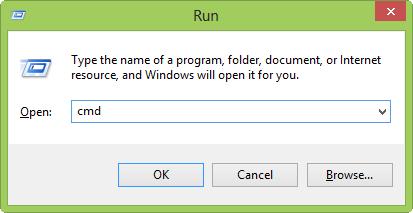 Klik tombol OK > OK > OK > Close. Tutup kotak dialog Network and Sharing Center. 6. Buka Command Prompt Windows dengan menekan tombol Windows+R.