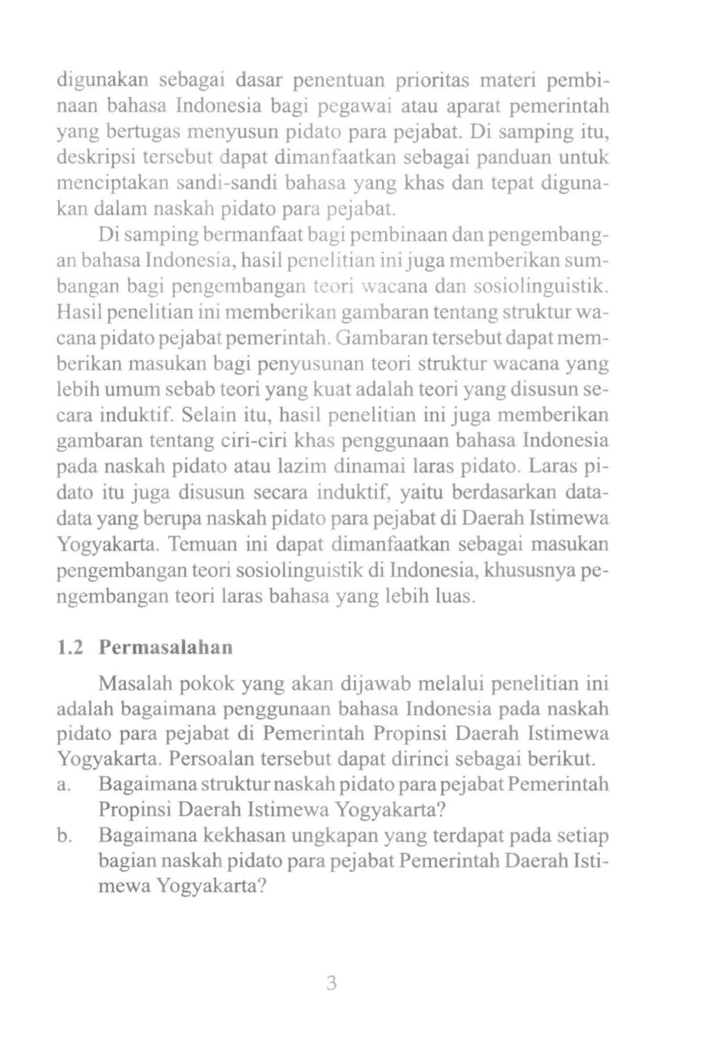 Laras Pidato Dalam Bahasa Indonesia Kajian Pada Naskah Pidato Pejabat Pemerintah Diy Balaibahasayogyakarta Wiwin Erni S N Pdf Free Download