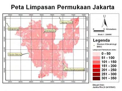Peta Limpasan Permukaan di Jakarta Gambar 21.