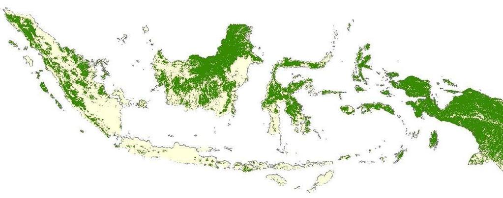 KONDISI HUTAN ACEH SUMBER : KemenLHK, 2015 Tutupan hutan di Pulau Sumatera seluas ± 13.946.