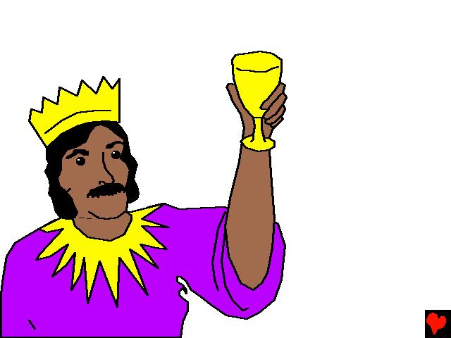 Sang raja yang sedang mabuk memerintahkan Ratu Wasti untuk mengenakan