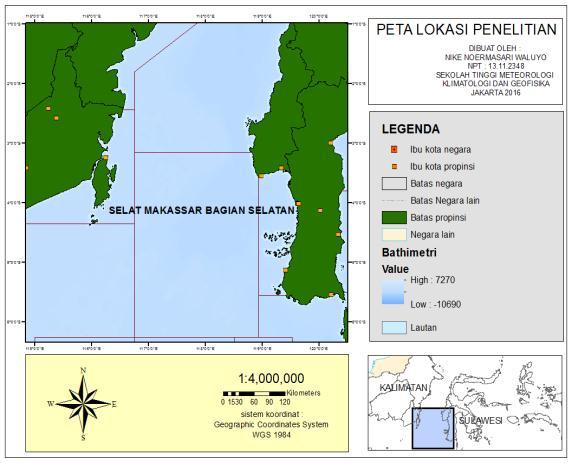 I. PENDAHULUAN Selat Makassar merupakan salah satu jalur perdagangan dan pelayaran penting di Indonesia.