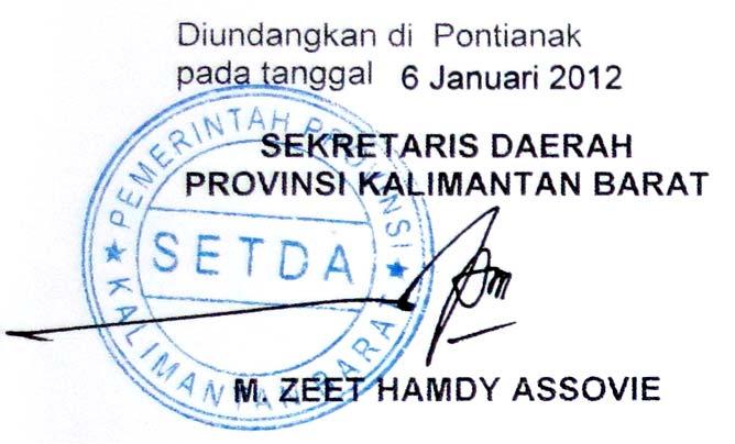 Pasal 6 Dengan berlakunya Peraturan Gubernur ini, maka Peraturan Gubernur Nomor 13 Tahun 2010 tentang Sistem dan Kebijakan Akuntansi Pemerintah Provinsi Kalimantan Barat (Berita Daerah Provinsi