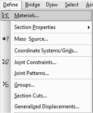 10 Pelayanan Komputer Teknik Sipil 1.5 Material Selain untuk melakukan analisis struktur, SAP2000 juga berkapasitas untuk melakukan digunakan dalam perancangan struktur.