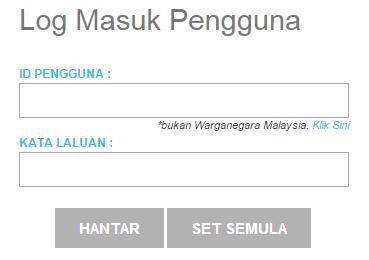 PAUTAN-PAUTAN o Pautan Bukan Warganegara Malaysia Pautan ini dipaparkan di bawah ruangan ID Pengguna muka web log masuk aplikasi HRMIS2.0.