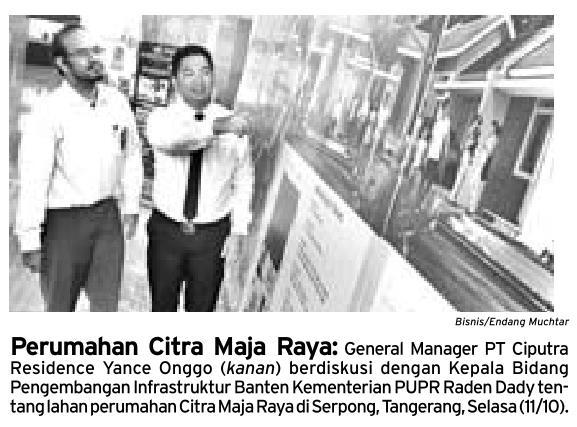 Judul Foto Berita Tanggal Media Bisnis Indonesia (Halaman, 27) GM Ciputra Reciden, Yance (kanan)