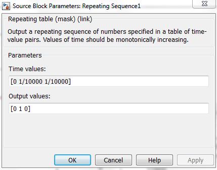 Gambar 3.28 Blok Parameter Repeating Sequence1.