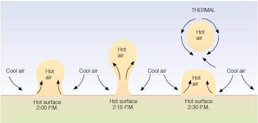 Konveksi Peris4wa perpindahan panas ke arah ver/kal karena pergerakan fluida secara massal disebut konveksi. Konveksi pada udara dimulai ke4ka udara dipanaskan oleh permukaan bumi dan matahari.