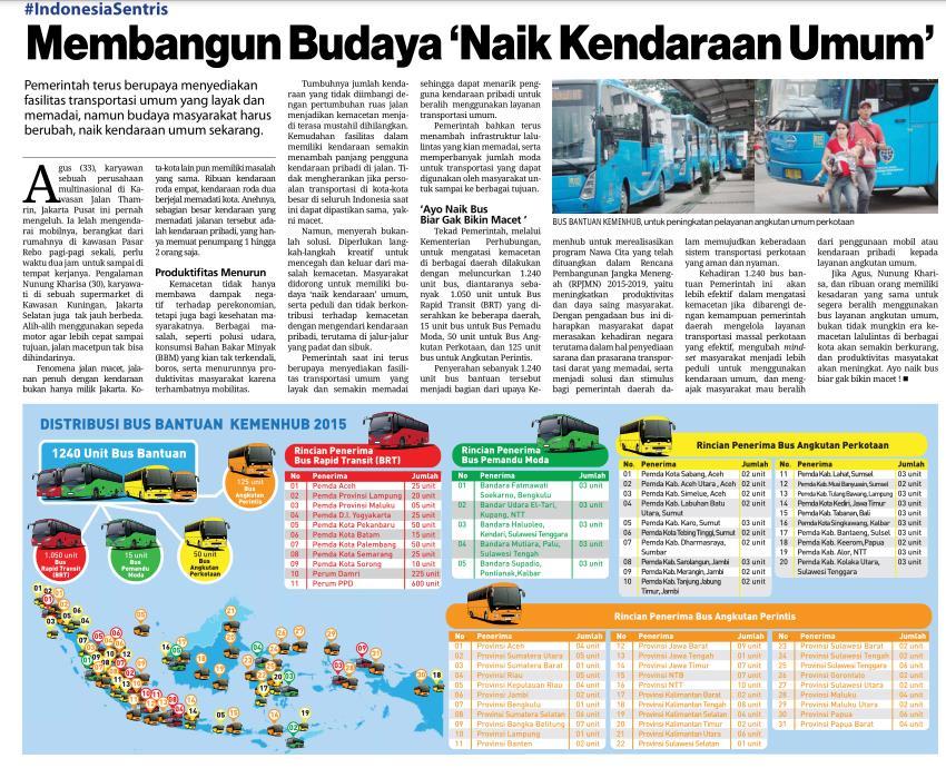 Membangun Budaya Naik Judul Tanggal Kendaraan Umum Media Media Indonesia (Halaman 3) Pemerintah terus berupaya