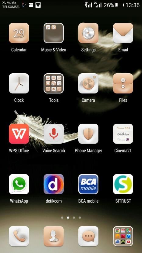 1.1 SITRUST Dari halaman utama SmartPhone pilih aplikasi SITRUST seperti gambar dibawah ini.