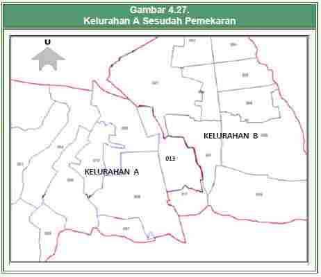 Kelurahan A dan Kelurahan B terletak di Kecamatan Ciomas, Kabupaten Bogor, Provinsi Jawa Barat dengan kode wilayah kelurahan 32.03.050.
