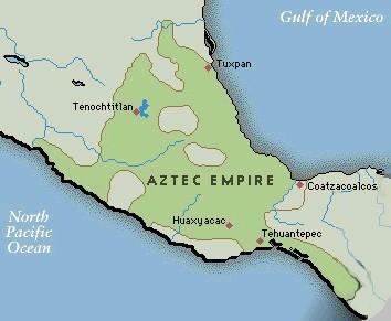 2. Kerajaan Aztek Kerajaaan Aztec berdiri sekitar tahun 1298 M dan mencapai puncak kejayaannya pada tahun 1450 M.