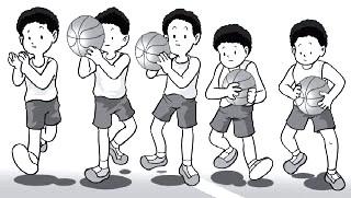 Catching ball Istilah mengoper/melempar/mengumpan selalu berhubungan dengan menangkap (catching) atau menerima bola. Dalam menangkap bola harus diperhatikan agar bola berada dalam penguasaan.
