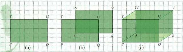 Untuk menggambar kubus dan balok, bidang depan dan bidang belakang harus digambar kongruen (bentuk dan ukurannya sama). 2.