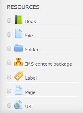 Manajemen sumber / resources Book = Modul buku memungkinkan pembelajar mengemas materi dalam format menyerupai buku, dengan bab dan sub bab.