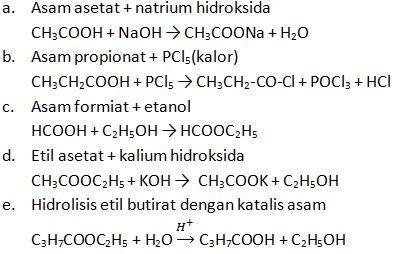 Soal No.22 Formaldehida dapat dibuat menjadi etil formiat. Tuliskan tahapan-tahapan reaksi pembuatannya Etil formiat dapat dibuat dengan mereaksikan etanol dan formaldehid Soal No.