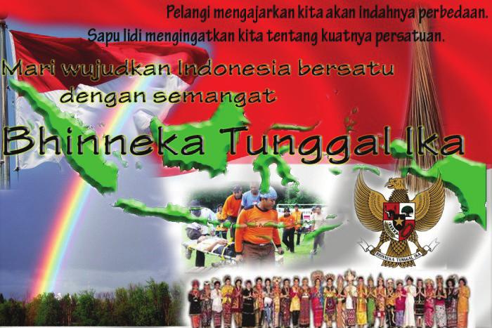Bab VII Memelihara Semangat Persatuan Indonesia Ayo bersama memelihara semangat persatuan dan kesatuan! Sumber: www.indonesia bersatu.go.id Gambar 7.