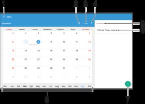 Jam dan Kalender Kalender Gunakan aplikasi Kalender untuk mengelola jadwal waktu Anda.