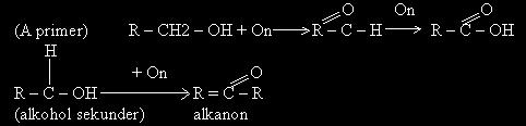 Senyawa organik tersebut adalah. A. CH3 - CH2 - CH2 - CH2 - CH2OH B. C. 6.