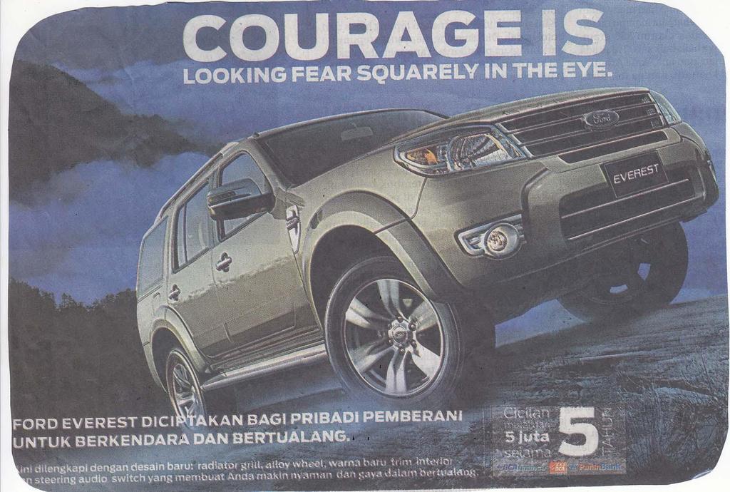 Iklan Mobil EVEREST dari Ford Sumber :