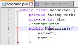 Constructors adalah methods yang membolehkan user membuat instansiasi suatu class. Praktek programming yang baik dimana suatu class sebaiknya memiliki constructor default.