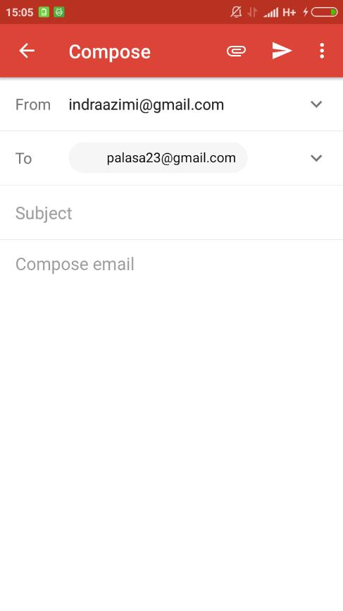 Di halaman detail, klik tombol Email di sebelah alamat email pengurus mesjid,