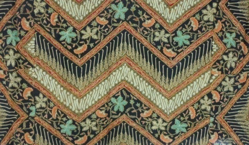 Pola motif pada batik teknik kelengan juga beragam mulai dari pola motif allover, spot dan border.