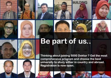 Agama Republik Indonesia TENTANG 5000 DOKTOR Program 5000 Doktor adalah program unggulan Direktorat Jenderal Pendidikan Islam yang diluncurkan secara resmi pertama kali oleh Presiden RI Joko Widodo