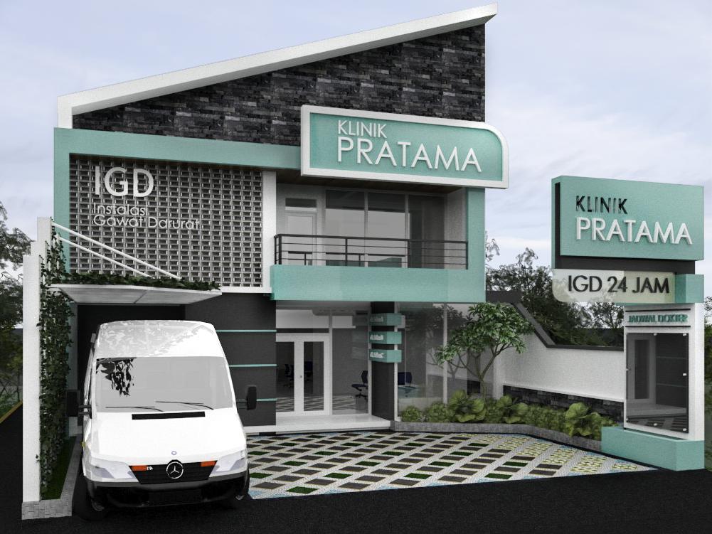 1.2 Spesifikasi Proyek Klinik Pratama di Tomoni, Sulawasi Selatan Gambar 1.2.1 3d Bangunan Klinik Pratama di Tomoni Sumber: Dok.