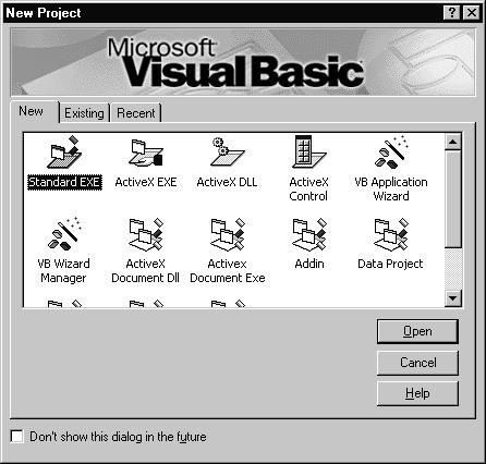IDE Visual Basic Langkah awal dari belajar Visual Basic adalah mengenal IDE (Integrated Developement Environment) Visual Basic yang merupakan Lingkungan Pengembangan Terpadu bagi programmer dalam