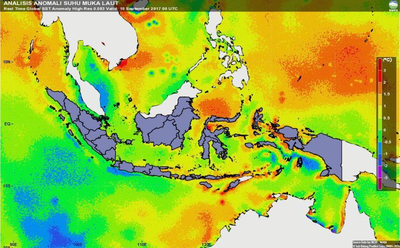 Analisis Suhu Permukaan Laut tanggal 10 September
