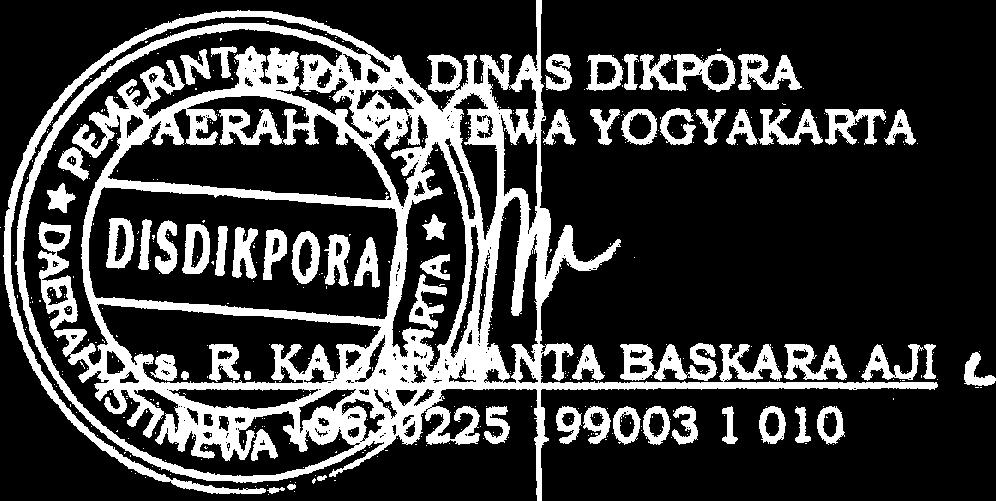 10. Peraturan Kepala Dinas Pendidikan Pemuda, dan Olahraga Daerah Istimewa Yogyakarta Nomor 1300/PERKA/2018 tentang Petunjuk Teknis Penerimaan Peserta Didik Baru di Sekolah Tahun Pelajaran 2018/2019.