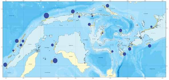 43 RENSTRA Untuk lautan di wilayah Indonesia, dengan potensi termal 2,5 x 1.023 Joule dan efisiensi konversi energi panas laut sebesar tiga persen dapat dihasilkan daya sekitar 240.000 MW.