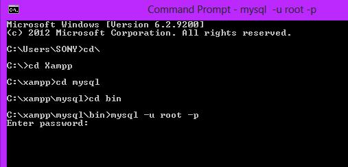 Gambar 20. Jendela Command Prompt untuk Setting Database 4. Cara Instalasi Library Python Library Python yang di install terdiri dari 4, yaitu: i). beautifulsoup, ii). ClientTable, iii).