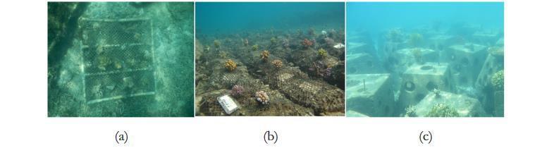 15 F. Media transplantasi karang Metode transplantasi di Indonesia saat ini ada berbagai macam (Gambar 1).