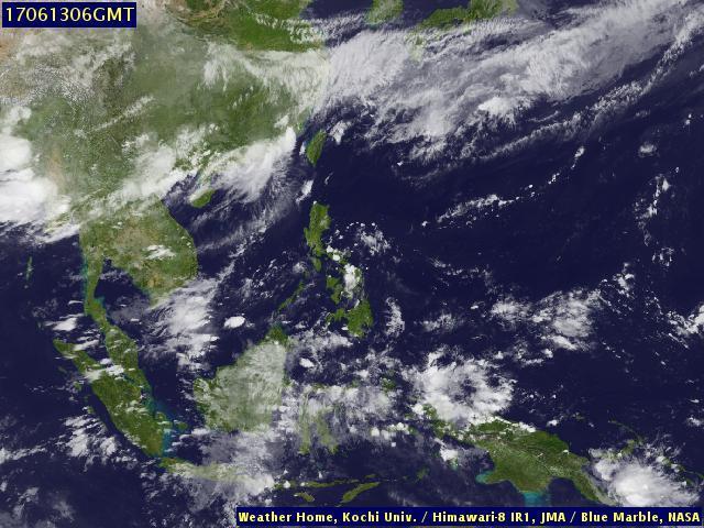 angin di wilayah Jawa, Bali dan NTB.