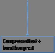 Gambar 4 : kompresi dengan menyembunyikan kunci kompresi Setelah proses kompresi selesai baru kemudian dilanjutkan dengan enkripsi cipher blok dengan cara yang sesuai dengan keinginan pengembang.